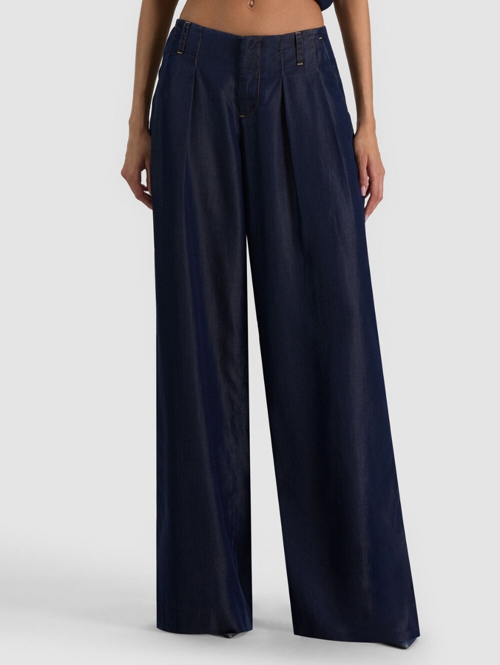 Alice + Olivia ELIAS DOUBLE PLEAT JEAN